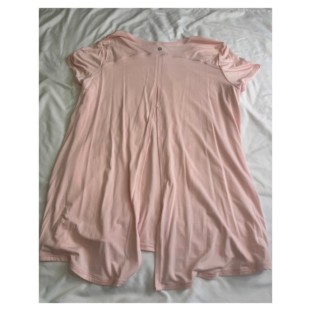 Lululemon Modal Open Up Tie Back T-Shirt - Picture 8 of 9
